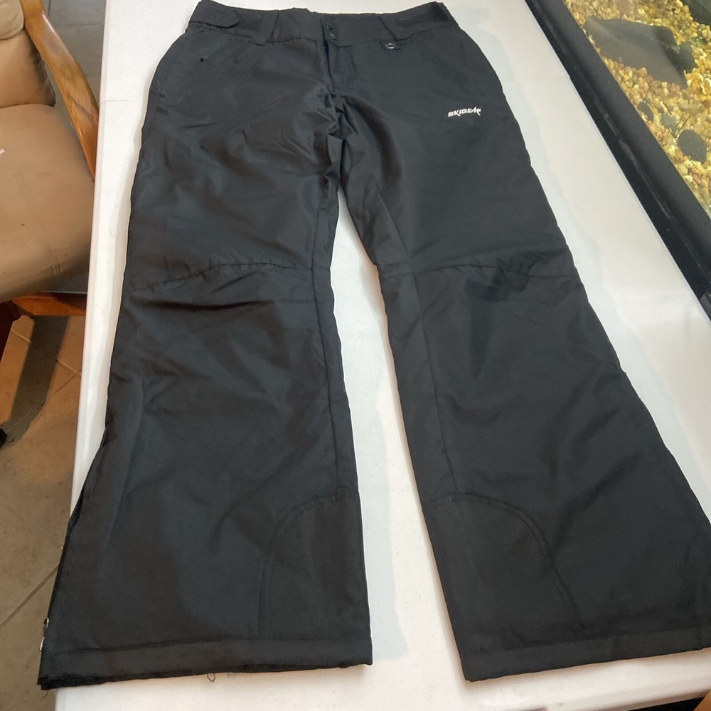 Skigear women's Snowpants Large Black Ski Snowboarding